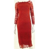 NWOT M&S size 8, red lace dress