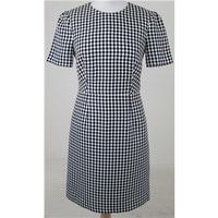 NWOT M&S, size 8 black & white spotty dress