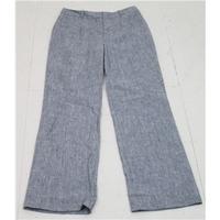 nwot ms size 8 long blue mix trousers