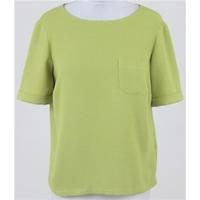 NWOT M&S, size 8 green short-sleeved top