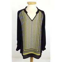 NWOT M&S Size 16 Black Tunic Top