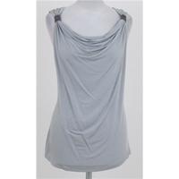 nwot kenneth cole size m silver grey top