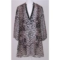 NWOT M&S size 8 animal print sheer tunic