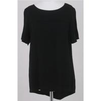 NWOT M&S size 8 black short sleeved top