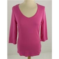NWOT M&S size 12 pink cotton top