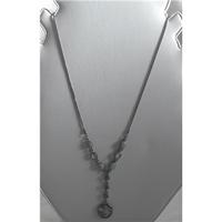 NWT Pia Silver Coloured Necklace With Green Stones