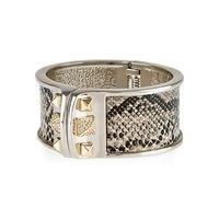 NWOT Autograph faux snakeskin cuff bracelet