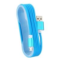 Nylon Braided Round USB Cable Strong Fabric Micro USB + USB 2.0 Data Sync Charging Cable for Samsung Sony Blackberry Nokia Android Smartphone