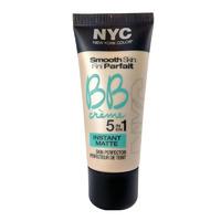 nyc smooth skin bb creme 5 in 1 instant matte 30ml