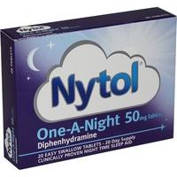 nytol one a night 50mg tablets 20