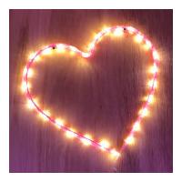 Nylon Heart Light (Battery Operated)