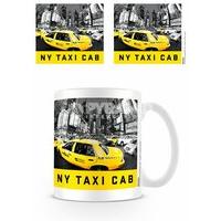 nyc taxi cab ceramic mug gift