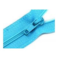 Nylon Open End Coat Zip 45cm Turquoise