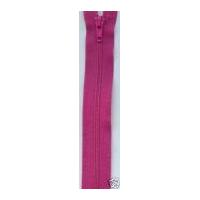 Nylon Open End Coat Zip 25cm Cerise Pink