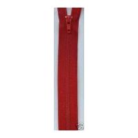 Nylon Open End Coat Zip 25cm Red