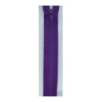 Nylon Open End Coat Zip 75cm Purple