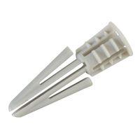 Nylon Plasterboard Plugs 4mm Forge Pack 25