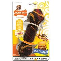 Nylabone Strong Bacon Cheeseburger Dog Chew