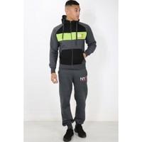 NY7 Block Panel Fully Zipped Tracksuit