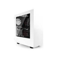 nzxt source 340 white black mid tower case