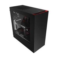 nzxt source 340 blackred window