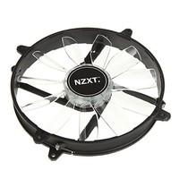 NZXT FZ 200mm LED - computer cooling components (Computer case, Fan, 154 x 154 mm, Black, LED, White)