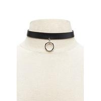 O-Ring Faux Leather Choker