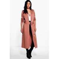 O-Ring Belted Duster - mocha