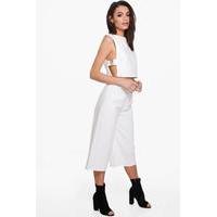 O-Ring Tabard Crop & Culotte Co-ord Set - ivory