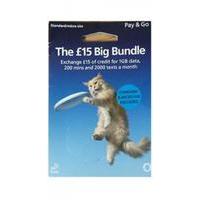 o2 payg big bundle sim pack trio