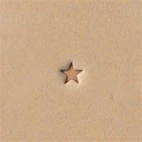 O54 Small Star Leather Stamp