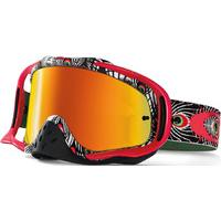 oakley crowbar mx goggles tld discharge red