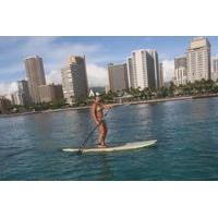 oahu stand up paddleboarding lessons group lesson right outside waikik ...