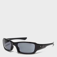 oakley fives squared polished sunglasses black