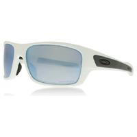 Oakley Youth Turbine XS Sunglasses Polished White OJ9003-07 Polariserade 58mm