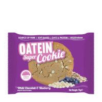 Oatein Super Cookie - White Chocolate and Blueberry, 12 x 75g