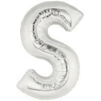 Oaktree Megaloon 40 Inch Letter S Silver