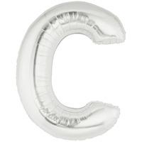 Oaktree Megaloon 40 Inch Letter C Silver