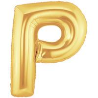 Oaktree Megaloon 40 Inch Letter P Gold