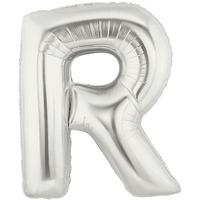 Oaktree Megaloon 40 Inch Letter R Silver