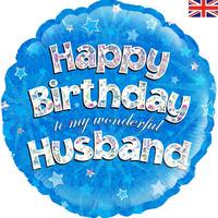 Oaktree 18 Inch Birthday Foil Balloon - Husband