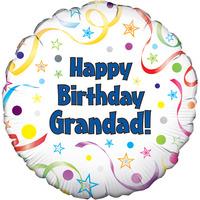 oaktree 18 inch happy birthday grandad