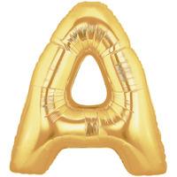 Oaktree Megaloon 40 Inch Letter A Gold