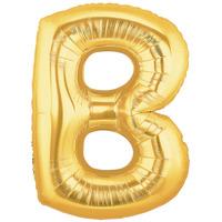 Oaktree Megaloon 40 Inch Letter B Gold