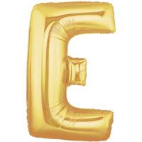 Oaktree Megaloon 40 Inch Letter E Gold