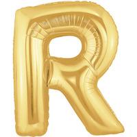 Oaktree Megaloon 40 Inch Letter R Gold