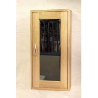 Oak Bathroom Single Wall Unit With 1 Door - Aquarius Collection (Unfinished Finish)