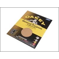 Oakey Glasspaper Sheets 0 Grade Pack of 25