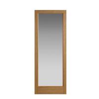 oak veneer 1 lite glazed interior door 78in x 30in x 35mm 1981 x 762mm