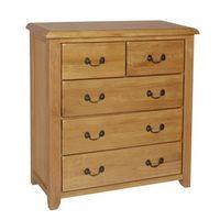 oakham 5 drawer tall boy chest